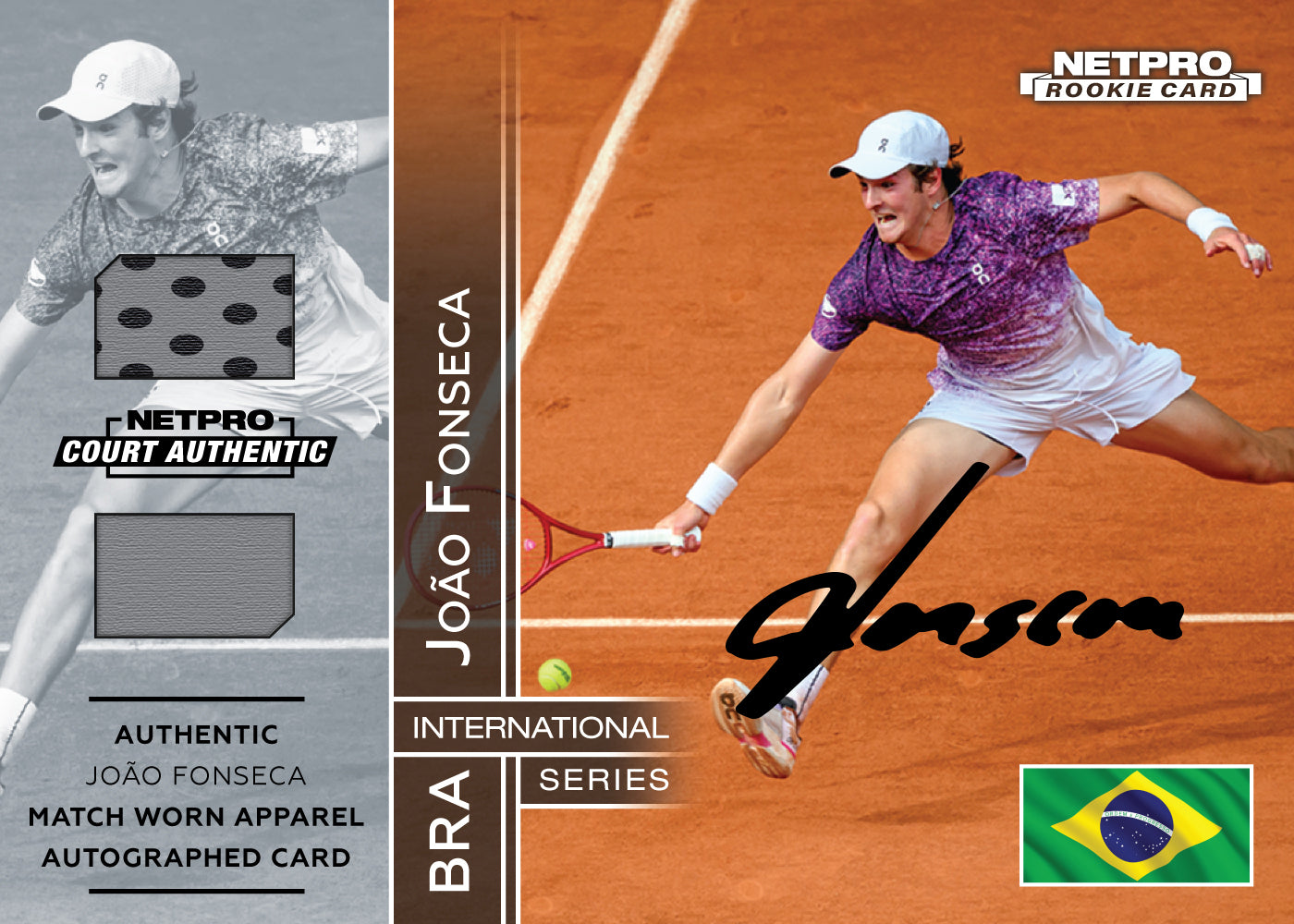 International Series Dual Jersey Autograph front