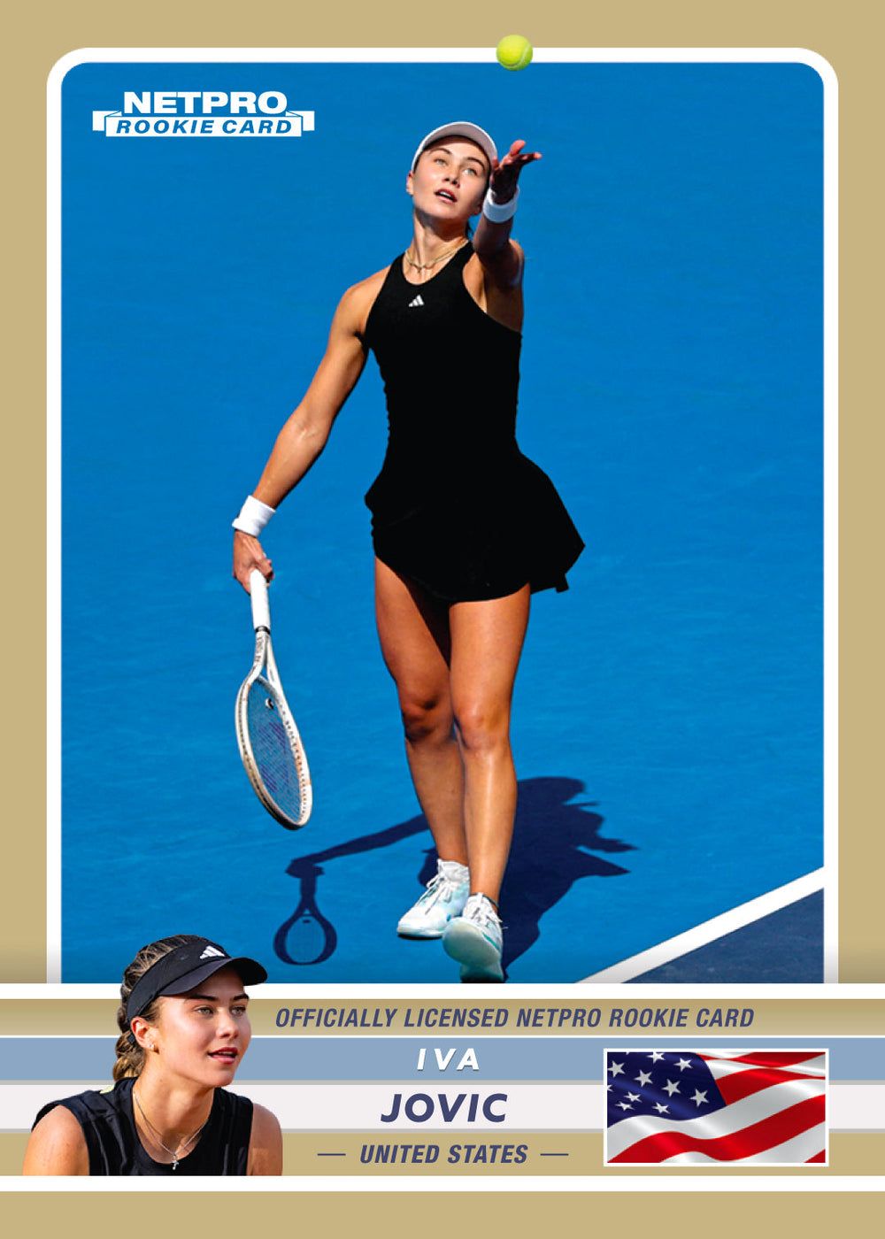 Iva Jovic NETPRO card artwork